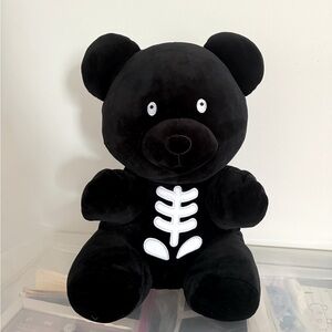 Black Skeleton Plush Bear Toy